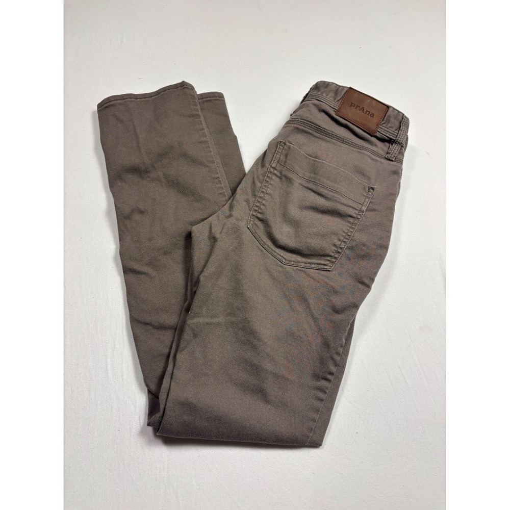 prAna Bridger Slim Fit Jeans Men's 28x32 Mud Brown Gray Stretch Denim